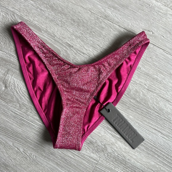 Grape sparkle Normal coverage Bathing suit bottom. - Picture 8 of 10